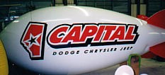 Texas blimps - advertising blimps - 14 ft. helium blimp